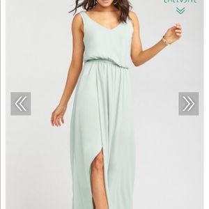 Show Me Your Mumu Mint Green Kendall Dress